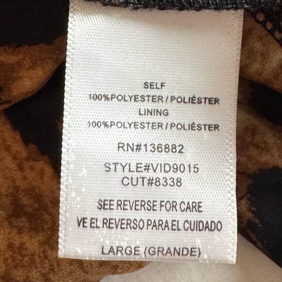 3/for$10🍒 FASHION NOVA Leopard Dress, Open Back (Large) 🐅 NEW w/o tags - Picture 7 of 8